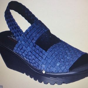Sketchers Memory Foam Wedge Sandal 10
